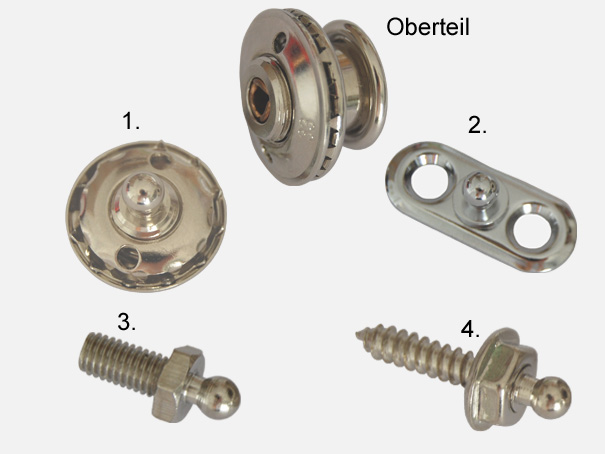 Druckknopf Verschl�sse