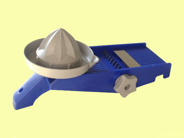 Gem�sehobel blau neu