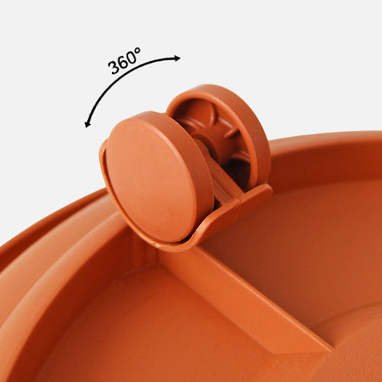 Wagen terracotta rund detl. 2